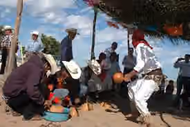 Mayo people — Indígenas mayos y danzante de la Danza del Venado
