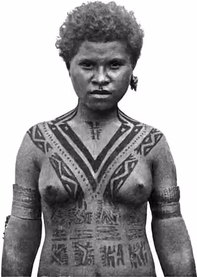Suku Motu — A marriageable girl.