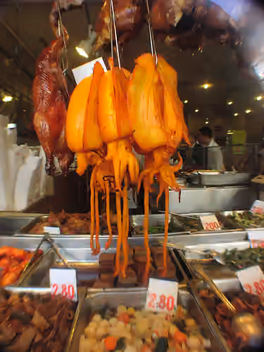 Orange cuttlefish — Orange squid cantonese cuisine Orange squid