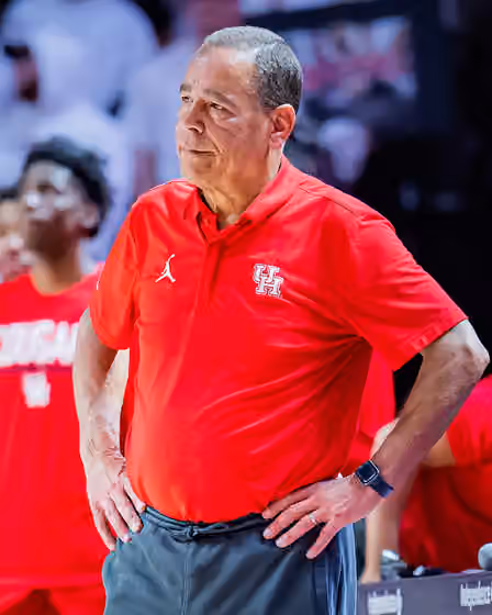 Lumbee — Kelvin Sampson in the Liacouras Center.