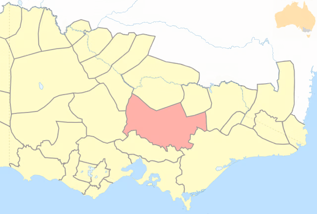 Taungurung — This highlights Taungurung Country in a map I created of Aboriginal Nations and Languages in what is now Victoria.