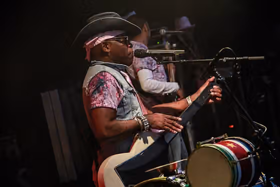 Afro-Caribbean music — Trafassi tijdens Kwaku Summer Festival 2015