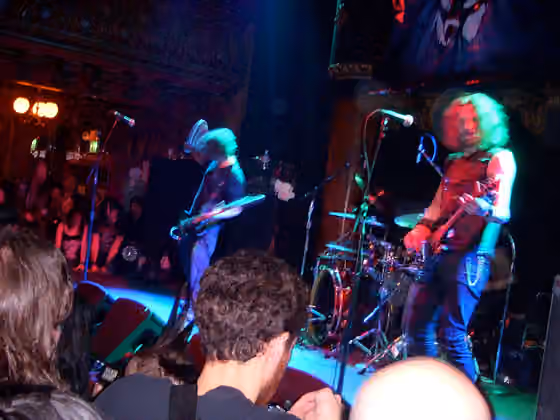 crust punk — Amebix live in concert in 2009.