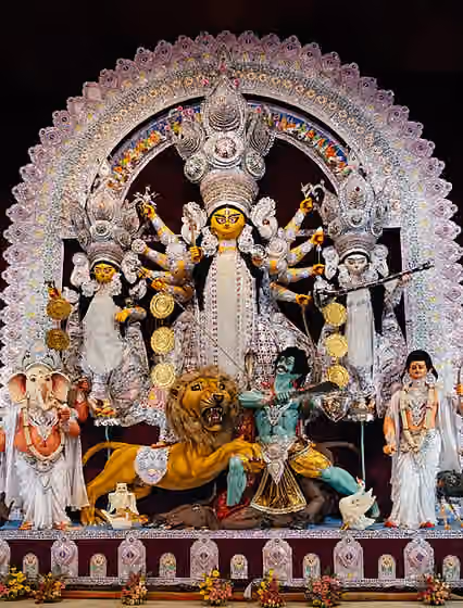 Bengali Hindus — Durga Puja, also called Durgotsava, is an annual Hindu festival in the Indian subcontinent that reveres the goddess Durga.