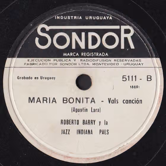 Waltz (musik) — Etiqueta del álbum de gramófono del sello Sondor, serie 5111.