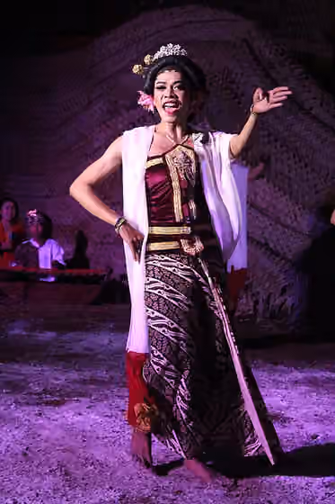 Lengger — Otniel Tasman si Penari Lengger Lanang, Pada sebuah acara Festival Lengger Kendalisada ditampilkan beberapa penari lengger dari dalam negeri hingga luar negeri seperti dari Jepang.