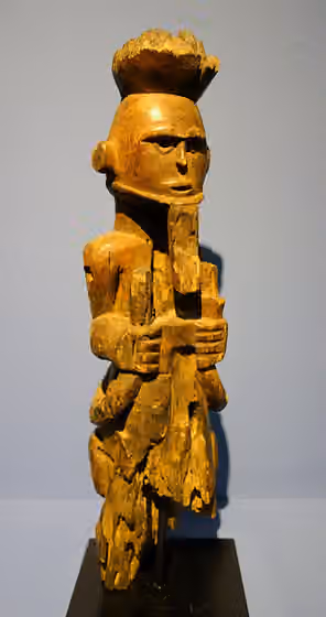 Oron people — Exhibit in the Fitchburg Art Museum, Fitchburg, Massachusetts, USA.