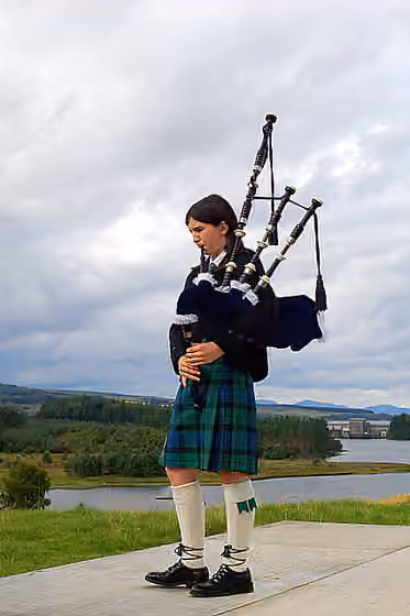 Music of Scotland — A Piper at the Lairg 2008 Crofters Show.