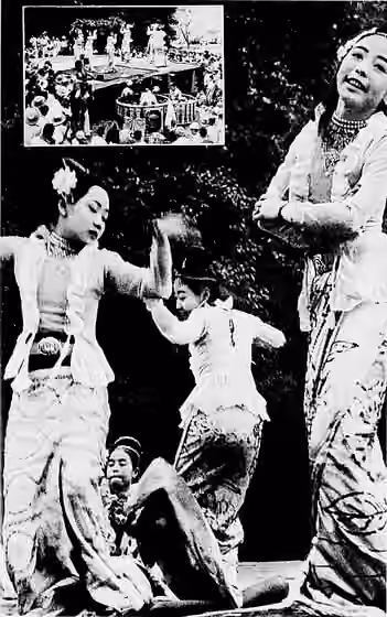 Burmese dance — A Burmese dance, Djawa Baroe, Vol.