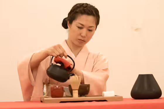 Budaya teh — Japanese tea ceremony at Japan Matsuri 2010 (Montpellier, France).