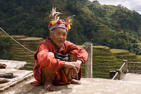 orang Ifugau — Banaue, Philippines: Man of the Ifugao tribe in traditional costume