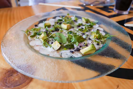 Nikkei cuisine — Botija olives are hand-picked and cured naturally with salt, unlike most olives which are harvested before ripe and softened and colored with chemicals.