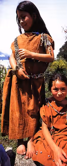 Yanesha people — Niñas de la es:etnia amuesha o yanesha en la Amazonía peruana .