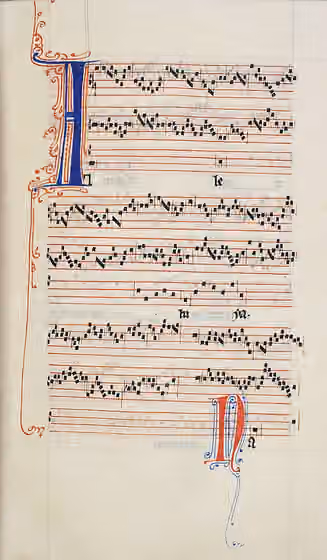 Ars antiqua — Perotin: Alleluia nativitas from Codex Guelf.1099