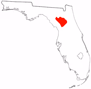 Potano — Approximate area occupied by the Potano tribe at the time of European contact.