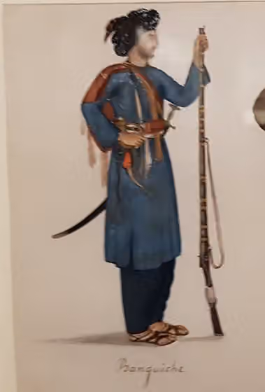 Bangash — Pashtun tribesmen of the Bangash tribe, 1847