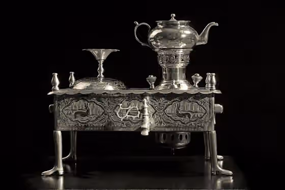 Varshosazi — Hand made samovar & brazier, Master Reza Raoufian