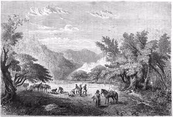 Marghi people — Halt in the Marghi's forest.
