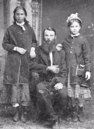 Pee Dee Lumbee — L-R: Caroline Bennett Rainwater, William T.