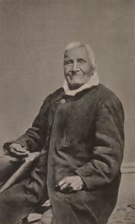 Tutelo — Nikonha, a Tutelo man, photograph taken in 1870