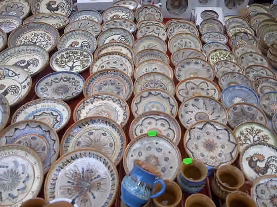 Keramik tradisional Horezu — vase de ceramică de Horezu