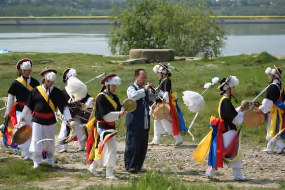 Pungmul — Nongak performace, farmer's dance