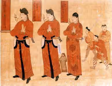 Tangut — Portrait of Xixia male support