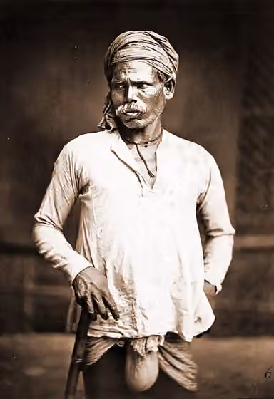 Doma (caste) — Portrait of a Dom man