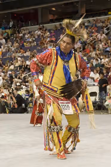 Straight dance — A Straight Dancer at the 2005 National Pow Wow.