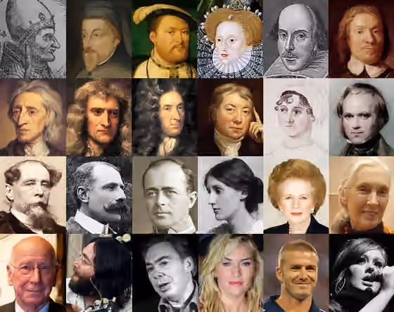 orang Inggris — Photos of 24 English people