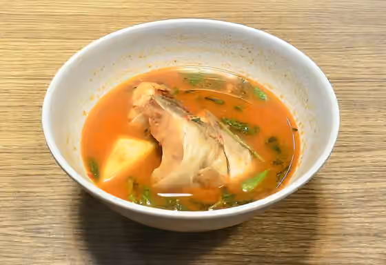 Pindang — Pindang ikan patin (Pangasius fish) cooked in pindang sweet, spicy and sour soup.