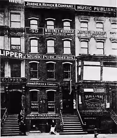 Tin Pan Alley — Tin Pan Alley on West 28th Street.