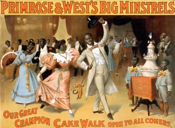 Cakewalk — "Primrose & West's Big Minstrels.