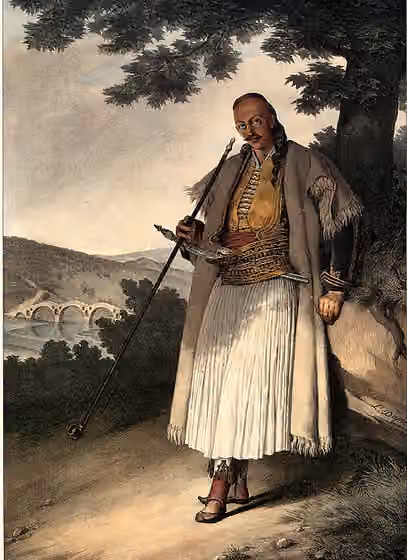 Fustanella — Albanais au service d'Ali Pacha .