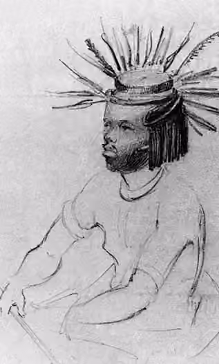 Mpondo people — Son of Faku, the Mpondo chief, demonstrating the hair styles that were in fashion under the Mpondo.