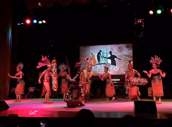 Ngajat — Ngajat Lesong is a traditional dance of Iban people in Sarawak.