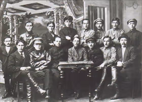 Bashkir — Members of the Bashkir government, 20 June 1920
