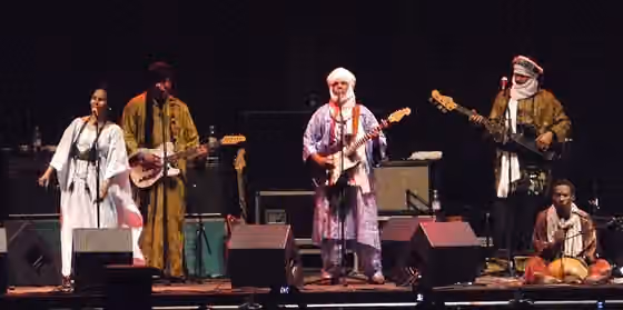 Desert blues — Tinariwen at 2010 in Nuremberg