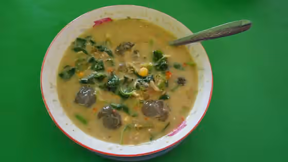Kapurung — Kapurung, traditional cuisine from Celebes