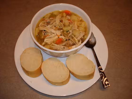 Makanan rumahan — I usually am such a cheater when it comes to any soup that involves chicken.