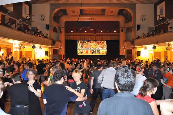 Social dance — Lindy-Hop party at the Barswingona 2010 held in the building "Casino l'Aliança del Poblenou"