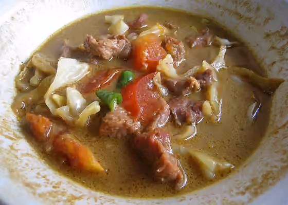 Tongseng — Tongseng, a Javanese spicy and rather sweet goat meat soup.