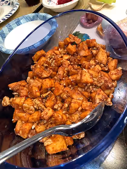 Charoset — Charoset served on Passover