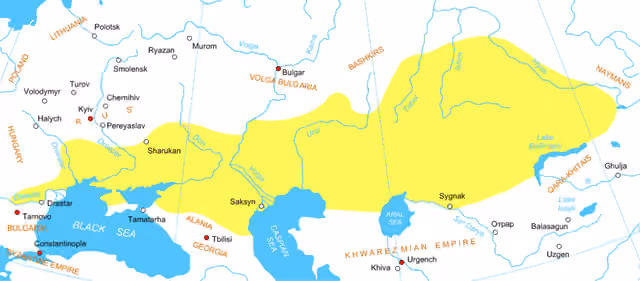 orang Kuman — Cumania (Desht-i Qipchaq).