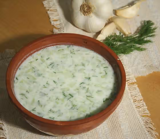 Masakan Bulgaria — Tarator - Bulgarian cold soup in its Bulgarian version.
