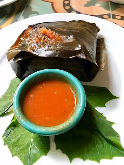 Hidangan Maya Kuno — Tamal colado.