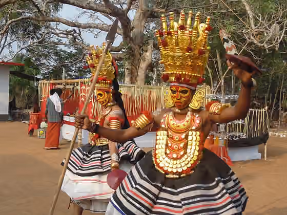 Thirayattam — Thirayattam- Karumakan Vallattu, /An Ethnic Dance Form of Kerala