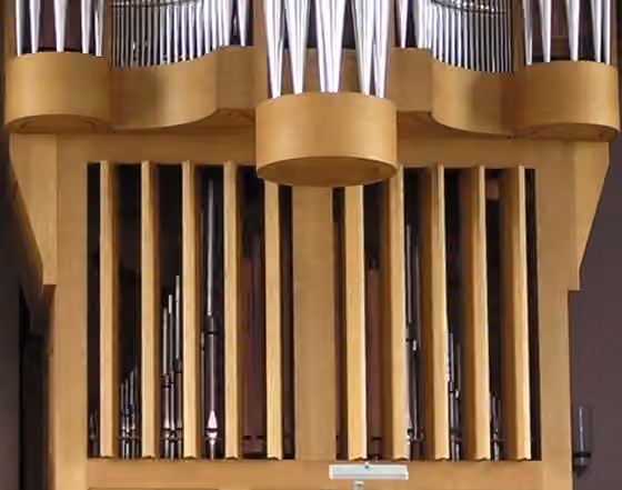 Swell box — Klais-organ in Kleve, Germany