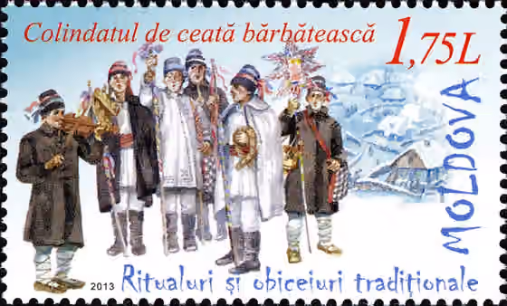 Colindă — Stamps of Moldova, 2013