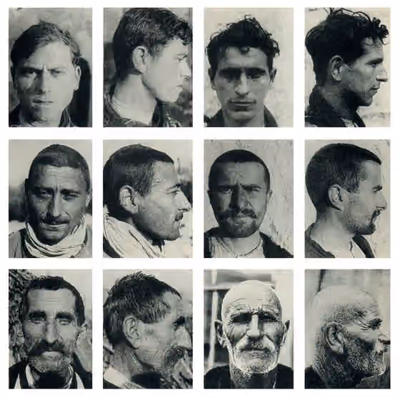 Gheg — Photographs of people of the Dinaric Mountain Gheg taken by Carleton S.